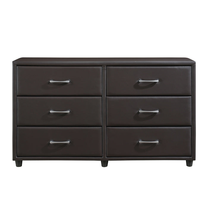Lorenzi Dresser in Brown - 2220DBR-5 - FAMSA Furniture (TX)