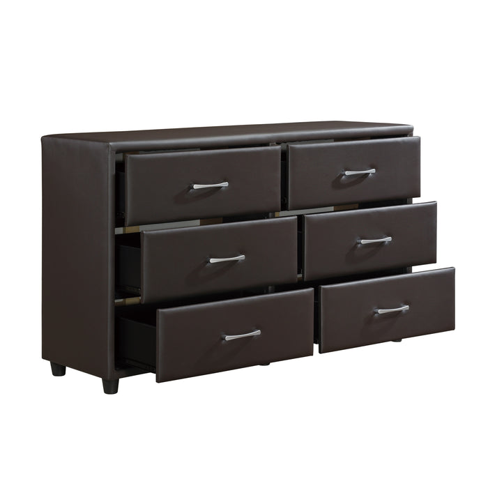 Lorenzi Dresser in Brown - 2220DBR-5 - FAMSA Furniture (TX)