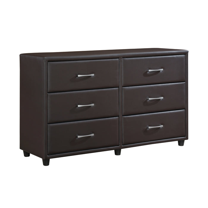 Lorenzi Dresser in Brown - 2220DBR-5 - FAMSA Furniture (TX)