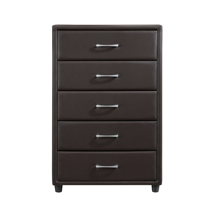 Lorenzi Chest in Brown - 2220DBR-9 - FAMSA Furniture (TX)