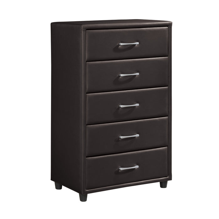Lorenzi Chest in Brown - 2220DBR-9 - FAMSA Furniture (TX)