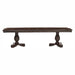 Deryn Park 5pc Set (TB+4S) in Cherry/Metallic Accent - Traditional - 2243-114*5 - FAMSA Furniture (TX)