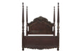 Deryn Park 4pc set (QB+NS+DR+MR) in Metallic Accent - Traditional/Cherry - 2243-1*4 - FAMSA Furniture (TX)