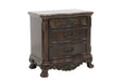 Deryn Park 4pc set (QB+NS+DR+MR) in Metallic Accent - Traditional/Cherry - 2243-1*4 - FAMSA Furniture (TX)