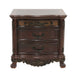Deryn Park Nightstand in Cherry/Metallic Accent - Traditional - 2243-4 - FAMSA Furniture (TX)