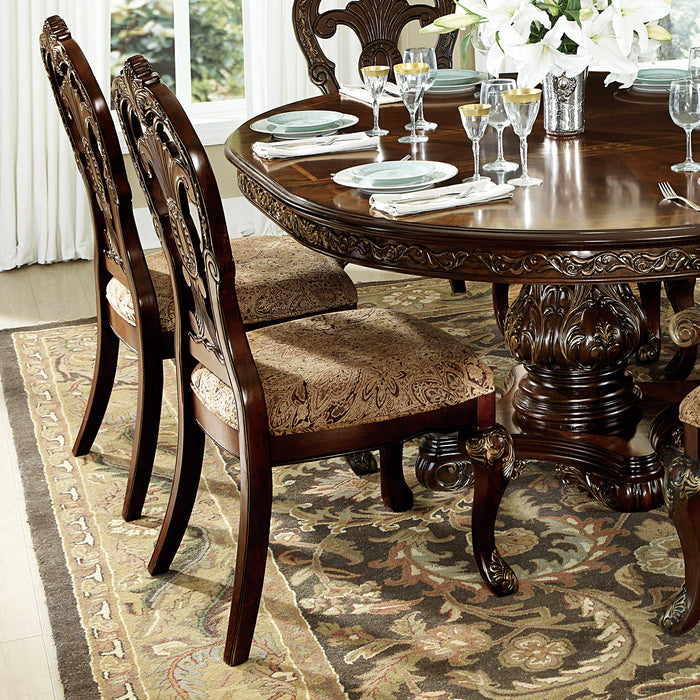 Deryn Park SIDE CHAIR in Cherry - 2243S - FAMSA Furniture (TX)