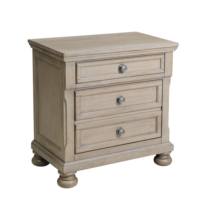 Bethel 4PC SET: 1QB,1NS,1DR,1MR in Gray - 2259GY-1*4 - FAMSA Furniture (TX)