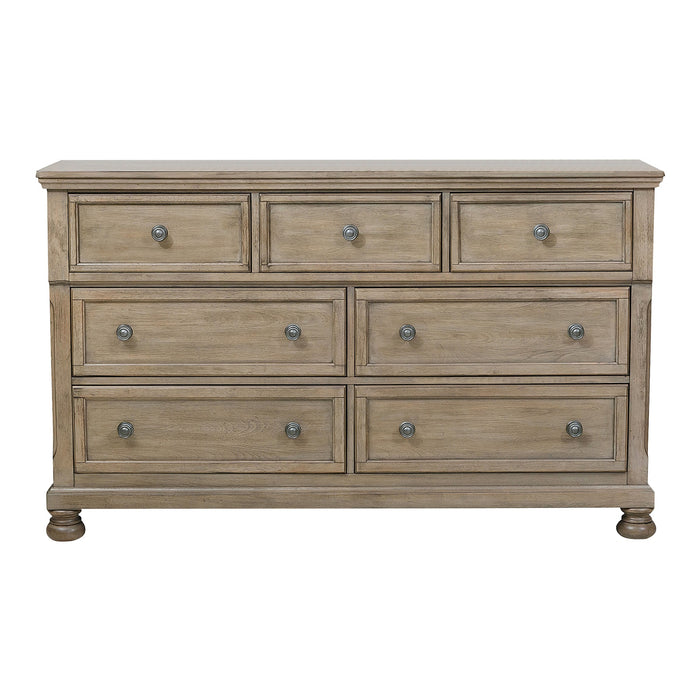 Bethel 4PC SET: 1QB,1NS,1DR,1MR in Gray - 2259GY-1*4 - FAMSA Furniture (TX)