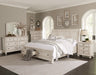 Bethel Eastern King Platform Bed with Footboard Storage in White - 2259KW-1EK - FAMSA Furniture (TX)
