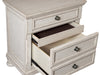 Bethel Nightstand, Hidden Drawer in White - 2259W-4 - FAMSA Furniture (TX)