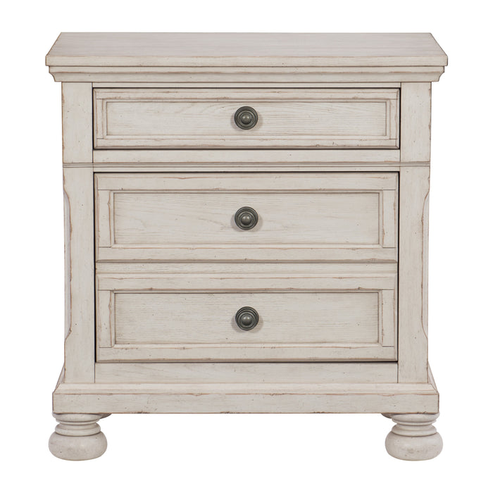 Bethel 4pc Set (QB+NS+DR+MR) in White - 2259W-1*4 - FAMSA Furniture (TX)