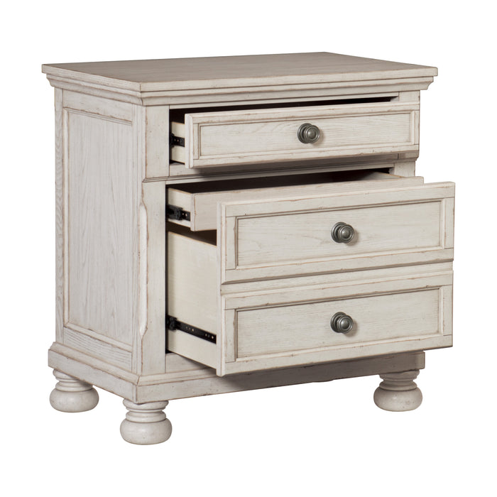 Bethel Nightstand, Hidden Drawer in White - 2259W-4 - FAMSA Furniture (TX)