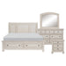 Bethel 4pc Set (QB+NS+DR+MR) in White - 2259W-1*4 - FAMSA Furniture (TX)