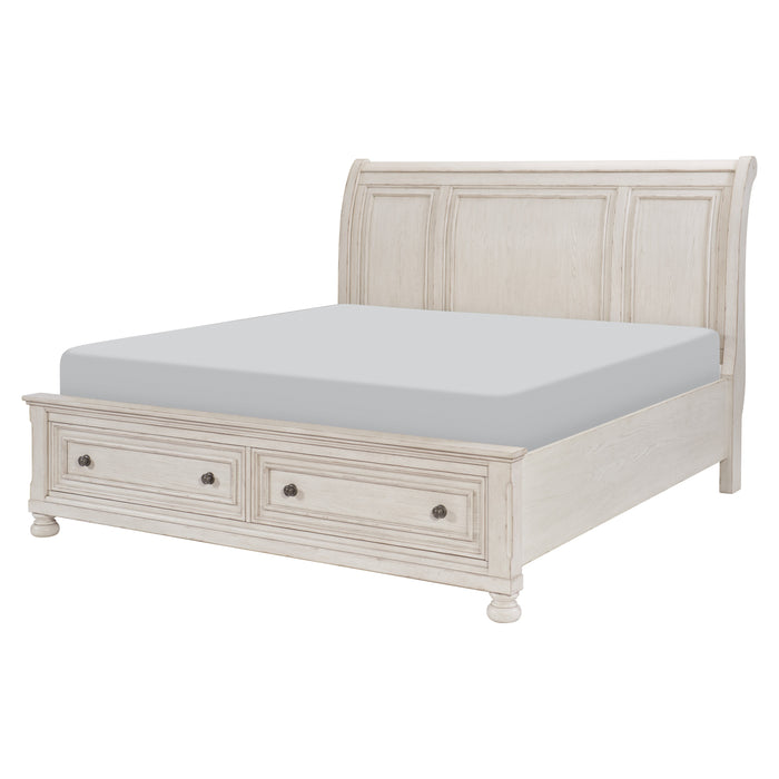 Bethel 4pc Set (QB+NS+DR+MR) in White - 2259W-1*4 - FAMSA Furniture (TX)