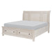 Bethel 4pc Set (QB+NS+DR+MR) in White - 2259W-1*4 - FAMSA Furniture (TX)