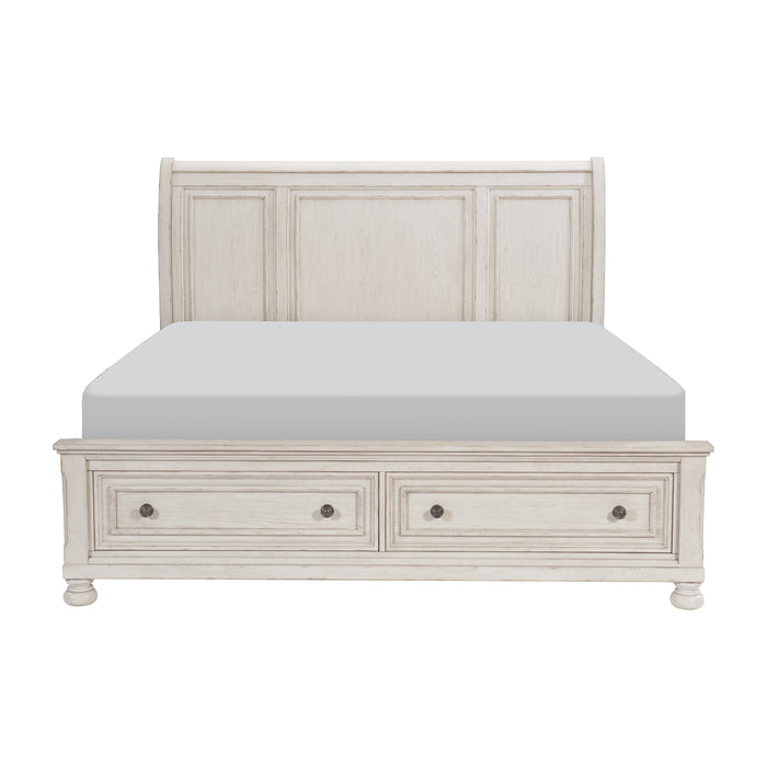 Bethel 4pc Set (QB+NS+DR+MR) in White - 2259W-1*4 - FAMSA Furniture (TX)