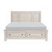 Bethel 4pc Set (QB+NS+DR+MR) in White - 2259W-1*4 - FAMSA Furniture (TX)