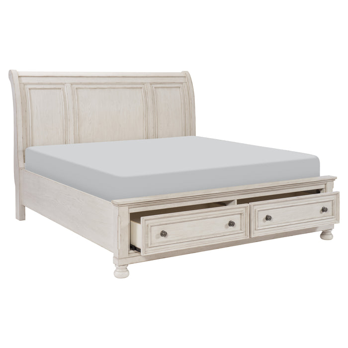 Bethel 4pc Set (QB+NS+DR+MR) in White - 2259W-1*4 - FAMSA Furniture (TX)