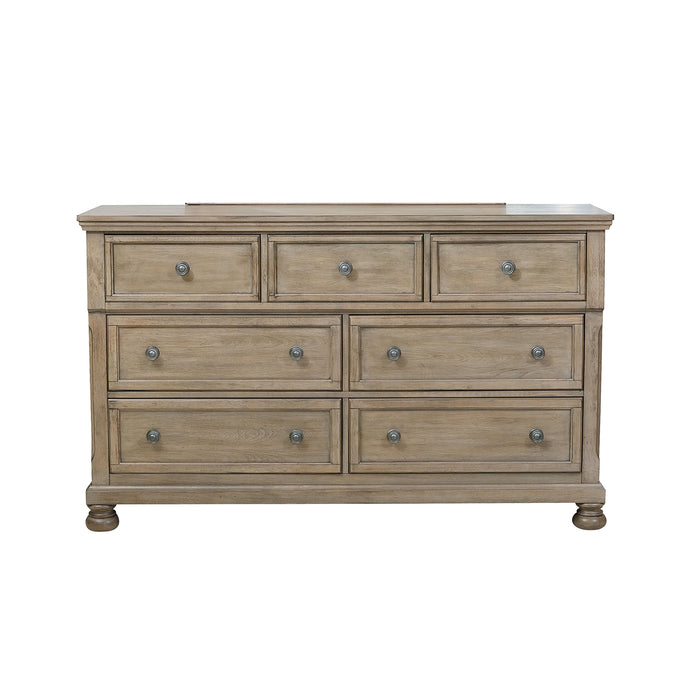 Bethel Dresser, Hidden Drawer in Gray - 2259GY-5 - FAMSA Furniture (TX)