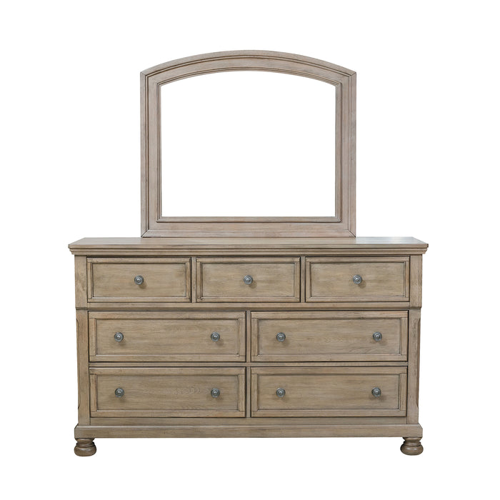 Bethel Dresser, Hidden Drawer in Gray - 2259GY-5 - FAMSA Furniture (TX)