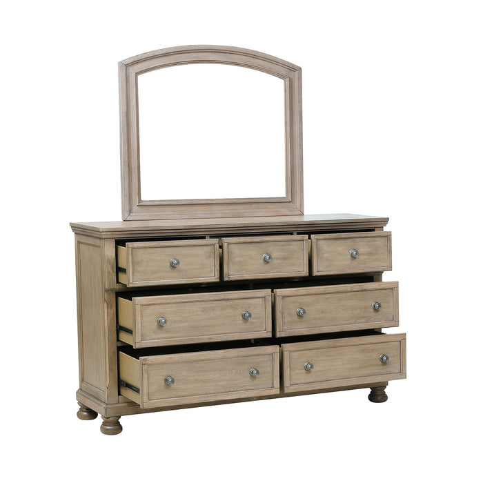 Bethel Dresser, Hidden Drawer in Gray - 2259GY-5 - FAMSA Furniture (TX)