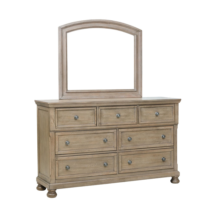Bethel Dresser, Hidden Drawer in Gray - 2259GY-5 - FAMSA Furniture (TX)
