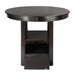 Junipero Round / Oval Counter Height Table with Storage Base in Cherry - 2423-36 - FAMSA Furniture (TX)