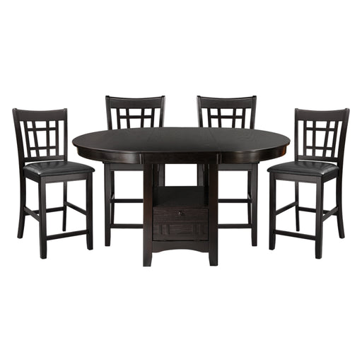 Junipero 5pc Set (TB+4S) in Cherry - 2423-36*5 - FAMSA Furniture (TX)