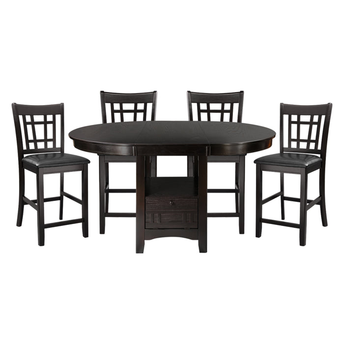 Junipero 5pc Set (TB+4S) in Cherry - 2423-36*5 - FAMSA Furniture (TX)