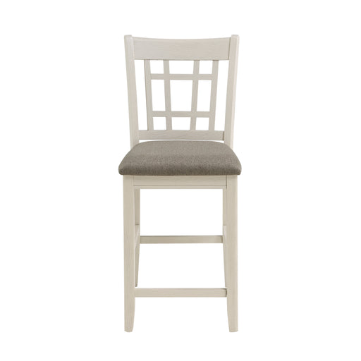 Junipero Counter Height Chair in Brown/White - 2423W-24 - FAMSA Furniture (TX)