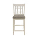 Junipero Counter Height Chair in Brown/White - 2423W-24 - FAMSA Furniture (TX)