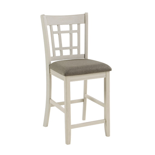 Junipero Counter Height Chair in Brown/White - 2423W-24 - FAMSA Furniture (TX)