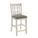 Junipero Counter Height Chair in Brown/White - 2423W-24 - FAMSA Furniture (TX)