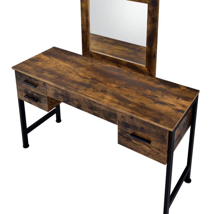 Vanity Desk & Mirror - Image 3