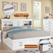 Louis Philippe III Queen Bed w/Storage - Image 6