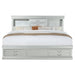 Louis Philippe III Queen Bed w/Storage - Image 3