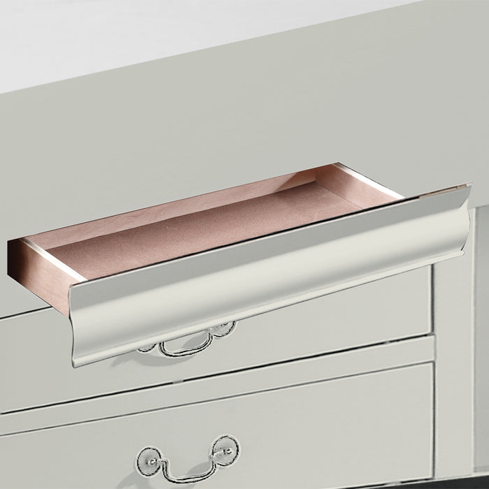 Louis Philippe III Queen Bed w/Storage - Image 5