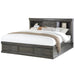 Louis Philippe III Queen Bed w/Storage - Image 2