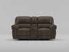 Proctor Double Reclining Loveseat with Center Console in Gray - 8517GRY-2 - FAMSA Furniture (TX)