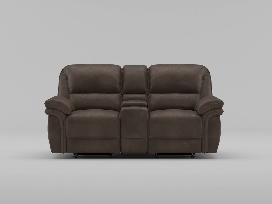 Proctor Double Reclining Loveseat with Center Console in Gray - 8517GRY-2 - FAMSA Furniture (TX)