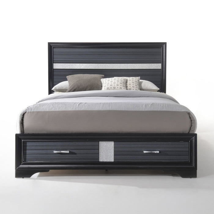 Naima Queen Bed w/Storage - Image 3