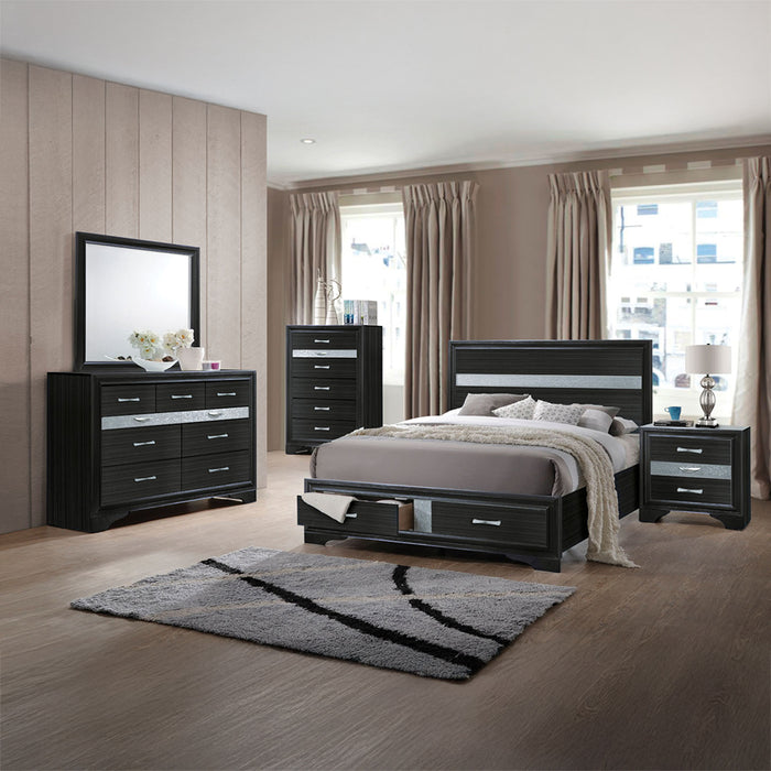 Naima Queen Bed w/Storage - Image 9