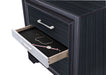 Naima Black Nightstand - FAMSA Furniture (TX)