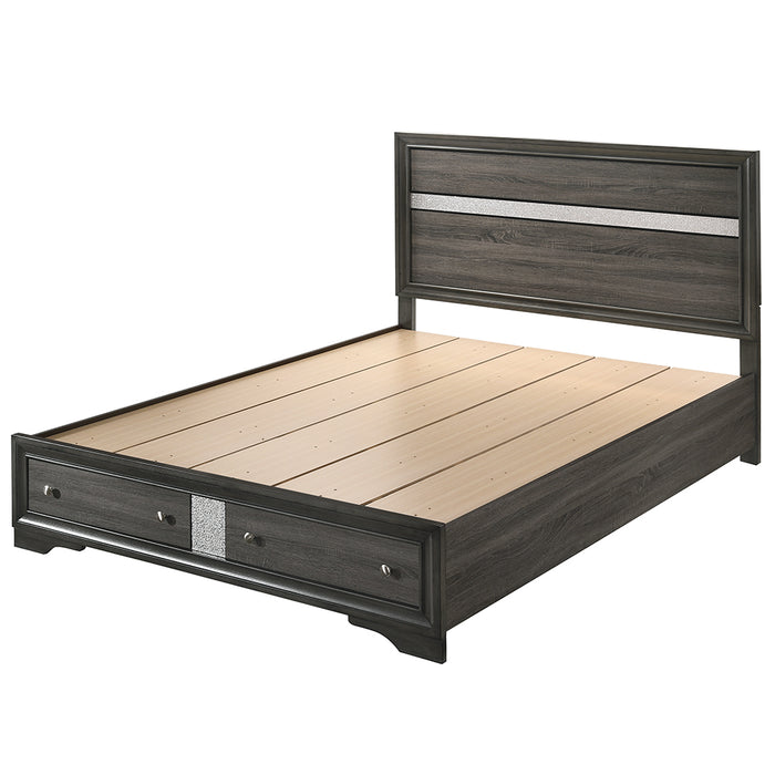 Naima Queen Bed w/Storage - Image 2