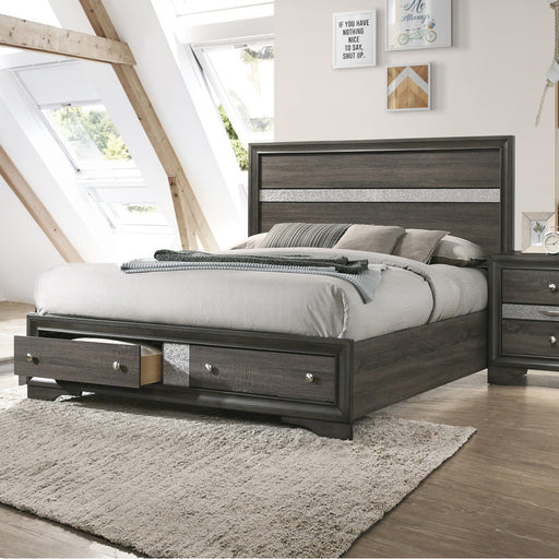 Naima Queen Bed w/Storage