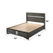 Naima Queen Bed w/Storage - Image 5