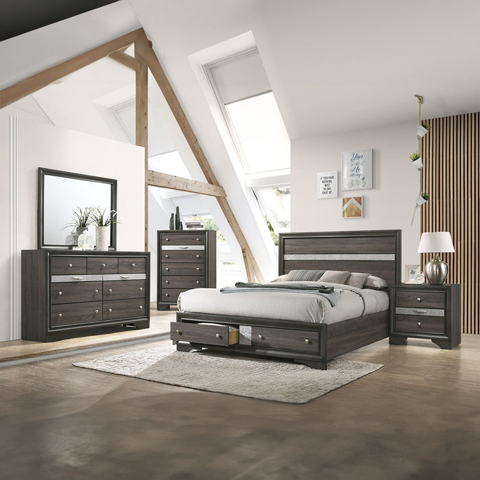 Naima Queen Bed w/Storage - Image 7