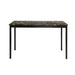 Tempe Writing Desk and Chair in Black/Brown - 2601-15 - FAMSA Furniture (TX)