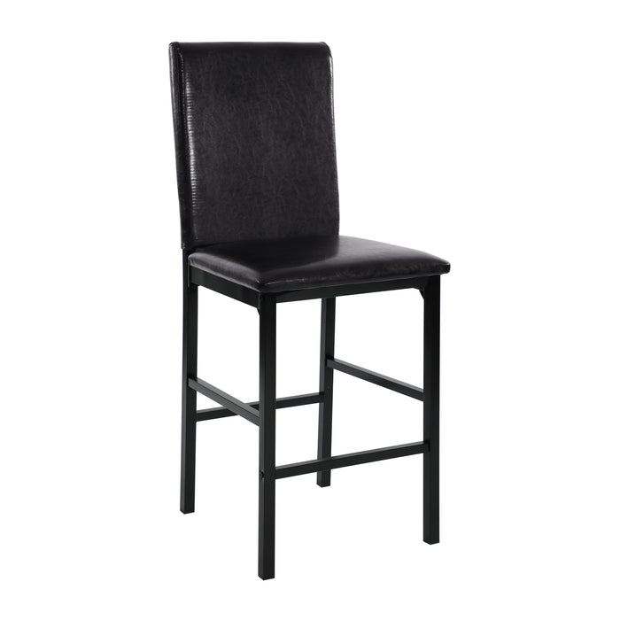 Tempe Counter Height Chair in Black/Brown - 2601-24 - FAMSA Furniture (TX)