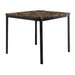 Tempe Counter Height Table, Faux Marble Top in Black/Brown - 2601-36 - FAMSA Furniture (TX)